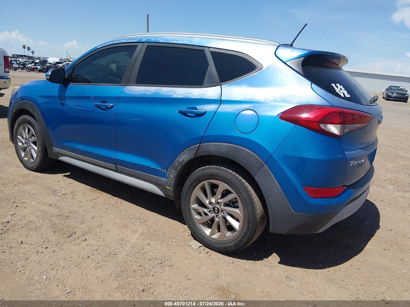 Vin: km8j33a24hu469184, lot: 46199843, hyundai tucson eco 20173