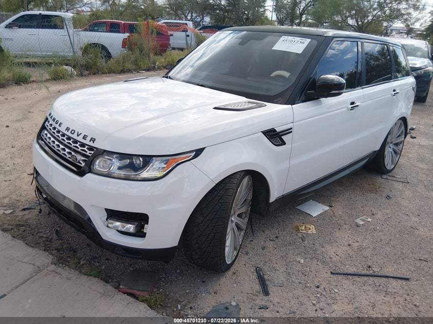 Vin: salwr2ef9ga545197, lot: 46199858, land rover range rover sport 5.0l v8 supercharged/5.0l v8 supercharged dynamic 20162