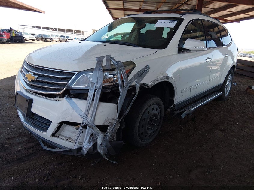 Vin: 1gnkrgkd7ej107031, lot: 46199895, chevrolet traverse lt 20142