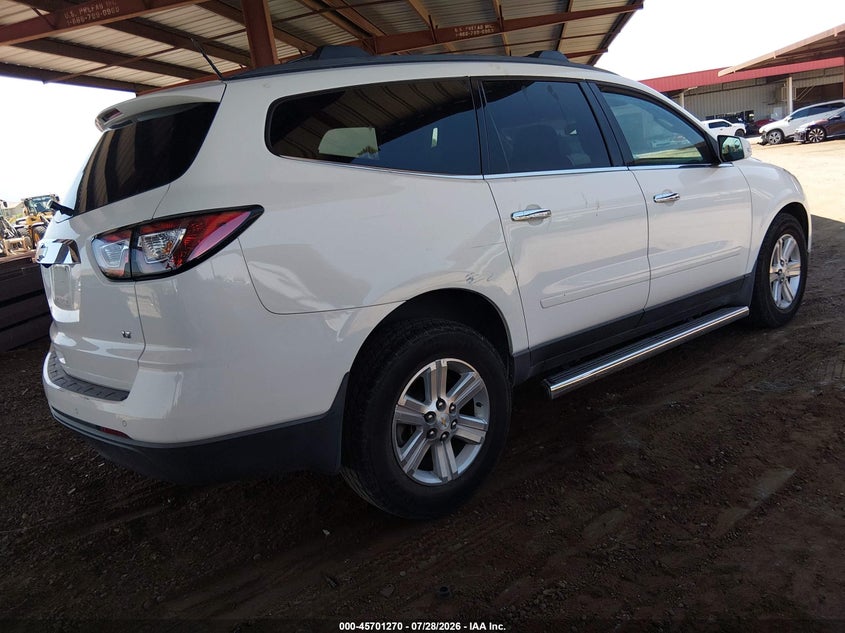 Vin: 1gnkrgkd7ej107031, lot: 46199895, chevrolet traverse lt 20144
