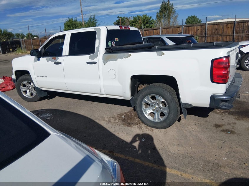 Vin: 3gcukrecxeg121494, lot: 46199911, chevrolet silverado 1500 lt 20143
