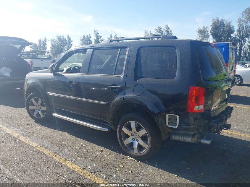 Vin: 5fnyf4h90fb022103, lot: 46199919, honda pilot touring 20153