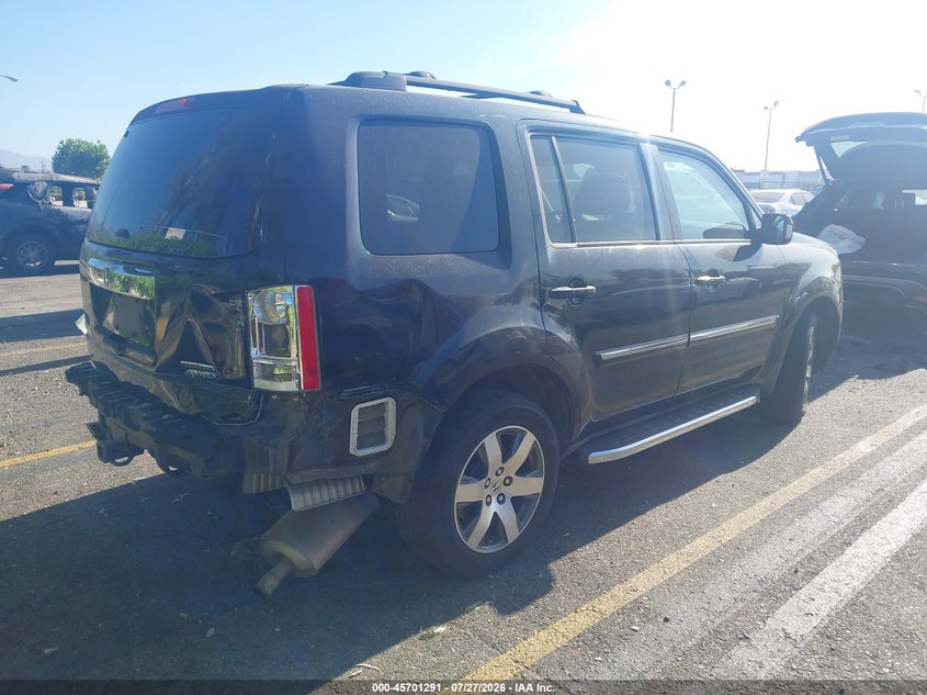 Vin: 5fnyf4h90fb022103, lot: 46199919, honda pilot touring 20154