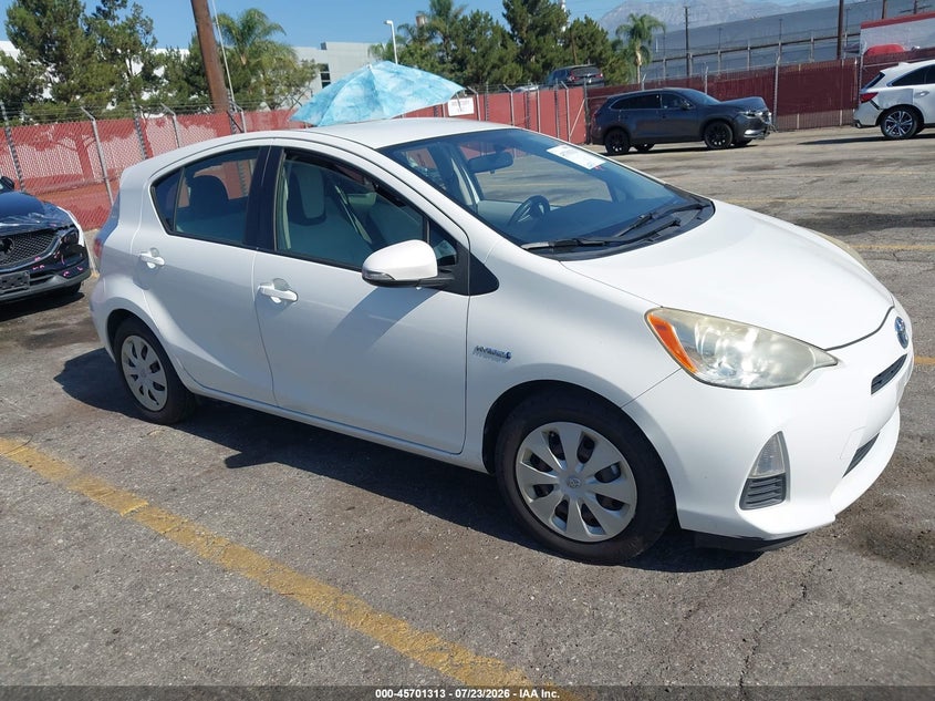 2012 TOYOTA PRIUS C ONE