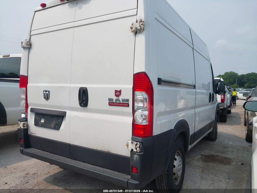 Vin: 3c6trvbg3le109288, lot: 46199977, ram promaster 1500 high roof 136 wb 20204