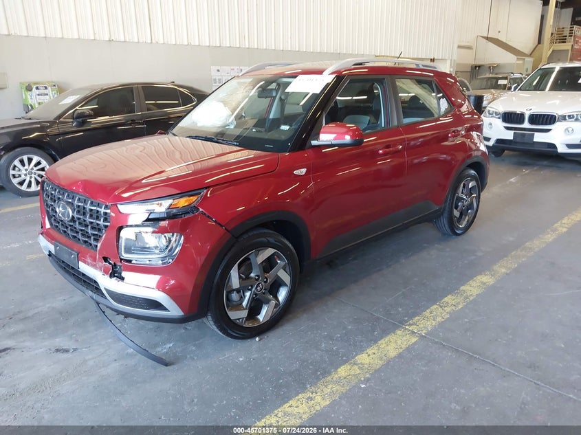 Vin: kmhrc8a34su365522, lot: 46200003, hyundai venue sel 20252