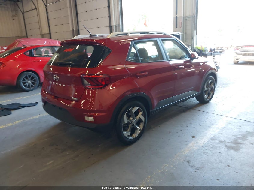 Vin: kmhrc8a34su365522, lot: 46200003, hyundai venue sel 20254