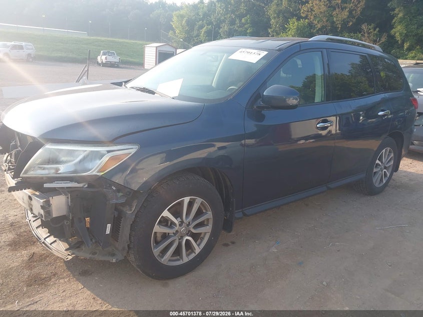 2014 Nissan Pathfinder, Front End, IAAI, VIN 5N1AR2MM2EC692198 — photo 2