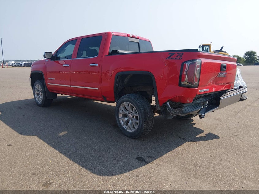Vin: 3gtu2nec8hg213538, lot: 46200030, gmc sierra 1500 slt 20173