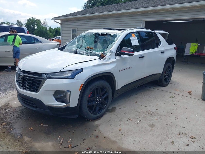 Vin: 1gnevkkw2pj251702, lot: 46200031, chevrolet traverse awd premier 20232