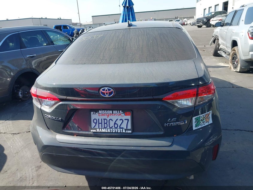 2023 TOYOTA COROLLA SEDAN 1.8L I-4 DOHC, VVT, 96HP