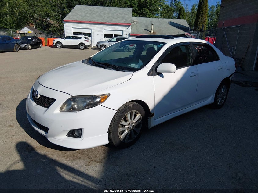 Vin: 2t1bu4ee2ac424232, lot: 46200040, toyota corolla s 20102