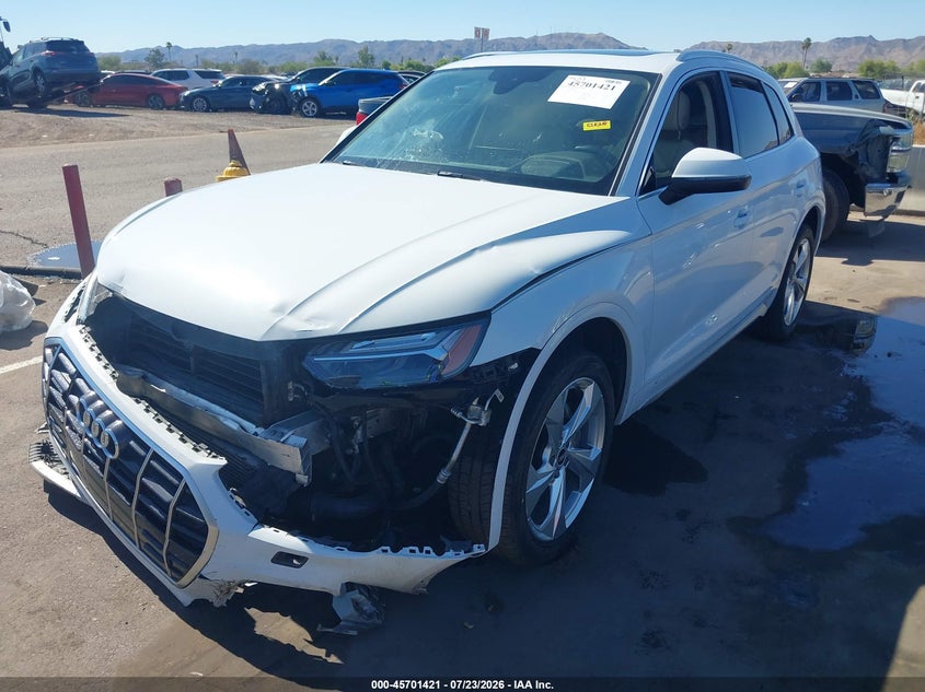 Vin: wa1caafyxm2014604, lot: 46200049, audi q5 prestige 45 tfsi quattro s tronic 20212