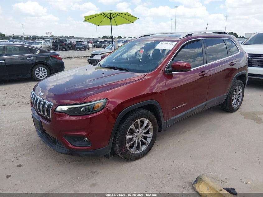 2020 Jeep Cherokee, Right Side, IAAI, VIN 1C4PJLLB7LD506240 — photo 2