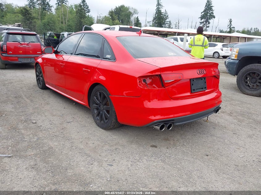 Vin: waubgafl8ea150769, lot: 46200065, audi s4 3.0t premium plus 20143