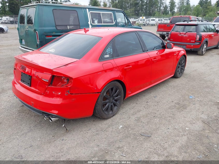 Vin: waubgafl8ea150769, lot: 46200065, audi s4 3.0t premium plus 20144