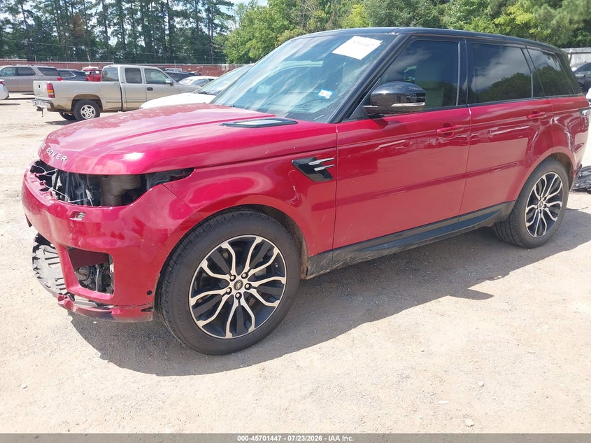 Vin: salwr2rv8ka829771, lot: 46200075, land rover range rover sport hse 20192