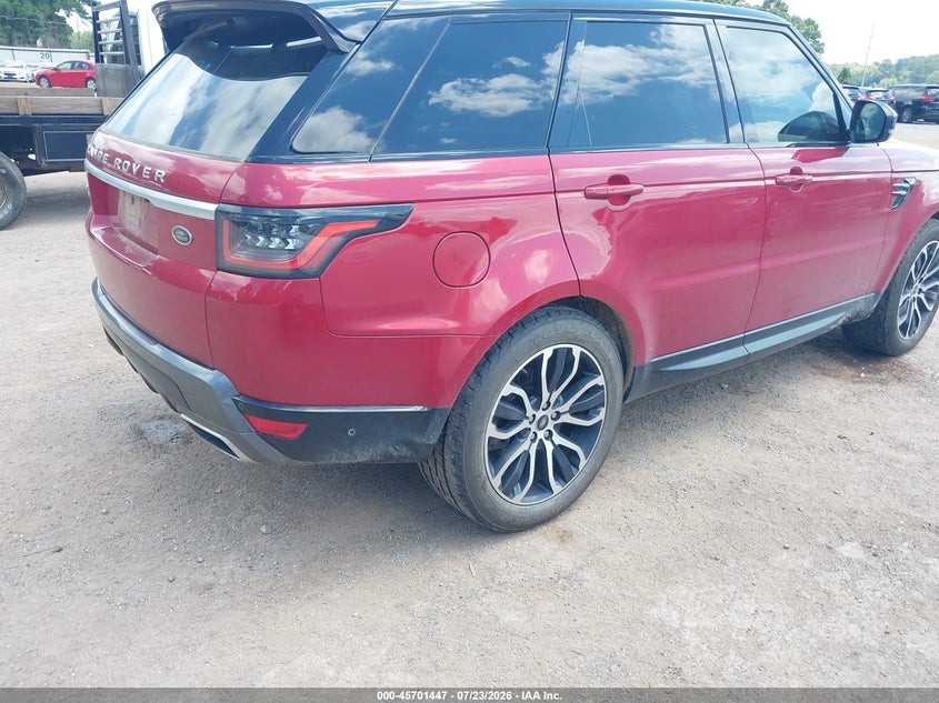 Vin: salwr2rv8ka829771, lot: 46200075, land rover range rover sport hse 20194