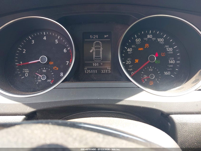 2017 VOLKSWAGEN JETTA SEDAN 1.4L I-4 DI, DOHC, VVT, TURBO, 150HP
