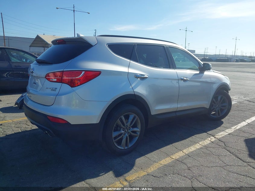 Vin: 5xyzw4la8fg286538, lot: 46200079, hyundai santa fe sport 2.0l turbo 20154