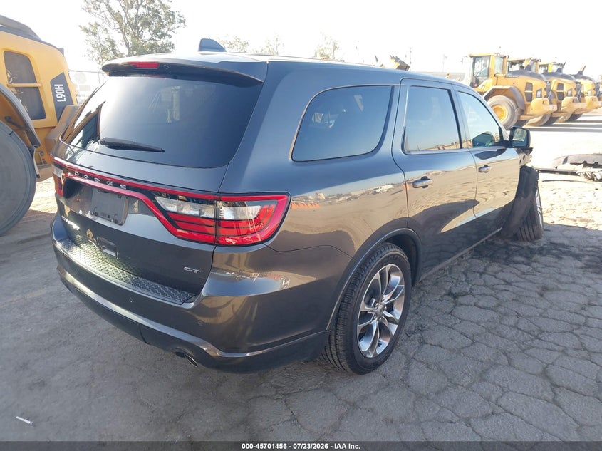 Vin: 1c4rdhdg8kc824508, lot: 46200083, dodge durango gt plus rwd 20194