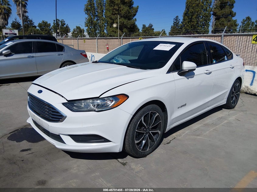 Vin: 3fa6p0lu7hr358475, lot: 46200084, ford fusion hybrid se 20172