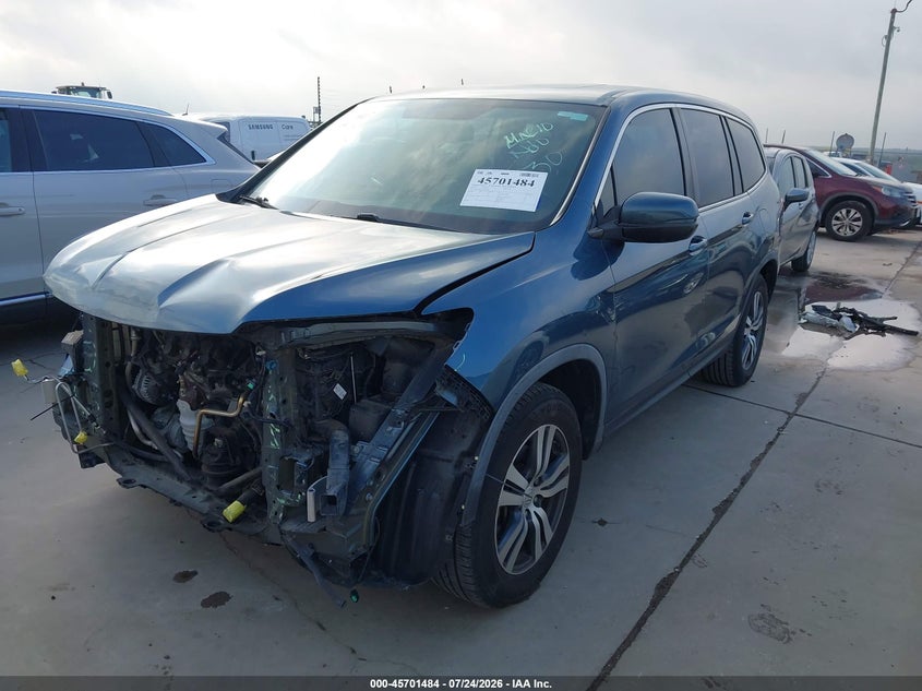 Vin: 5fnyf5h54jb030300, lot: 46200112, honda pilot ex-l 20182
