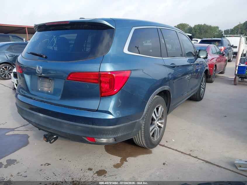 Vin: 5fnyf5h54jb030300, lot: 46200112, honda pilot ex-l 20184
