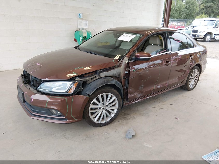2016 Volkswagen Jetta 1.8T Sel, Левый перёд, IAAI, VIN 3VWL17AJ9GM373200 — фото 2