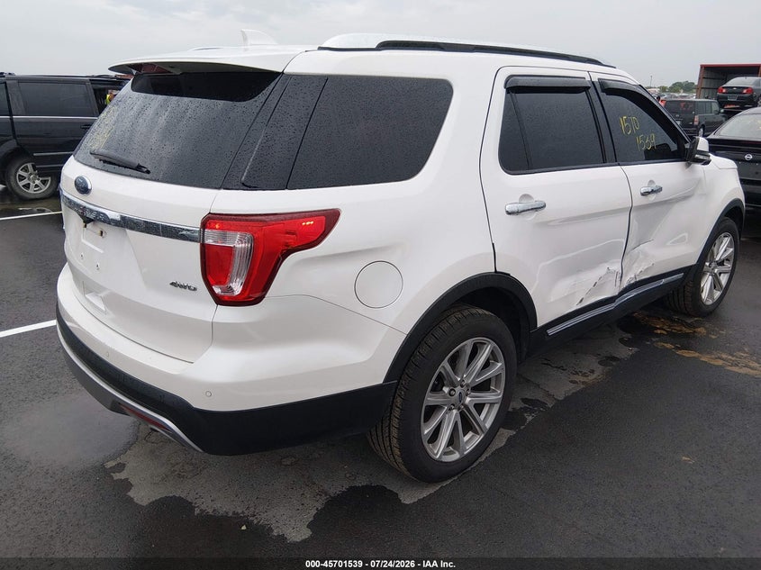 Vin: 1fm5k8f83hgc38807, lot: 46200167, ford explorer limited 20174
