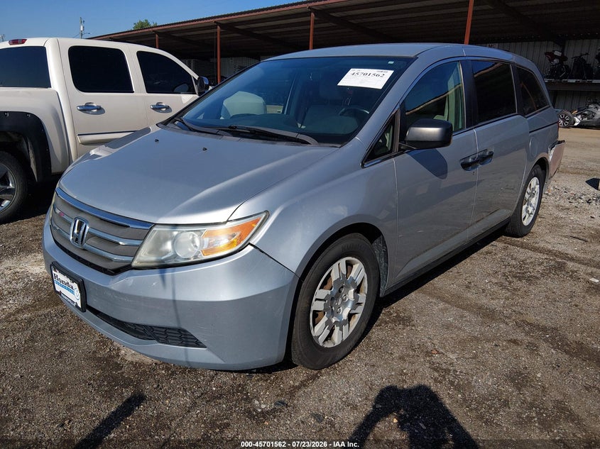 Vin: 5fnrl5h28db075506, lot: 46200190, honda odyssey lx 20132