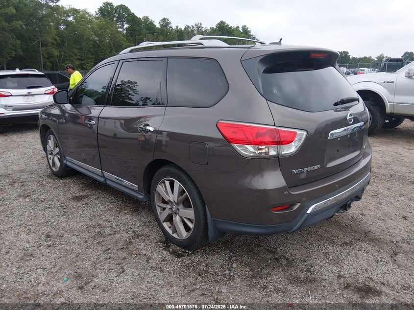 Vin: 5n1ar2mn3fc678823, lot: 46200203, nissan pathfinder platinum 20153