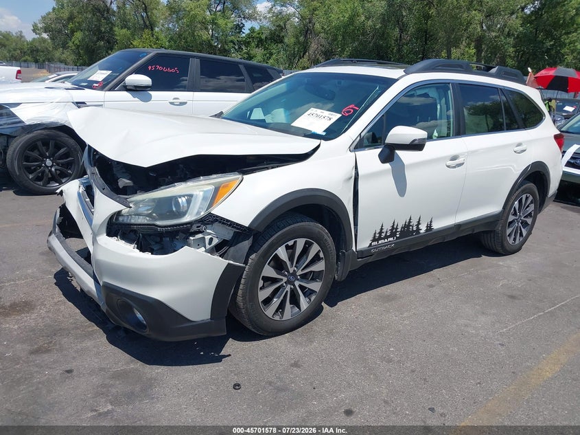 Vin: 4s4bsanc8g3209941, lot: 46200206, subaru outback 2.5i limited 20162