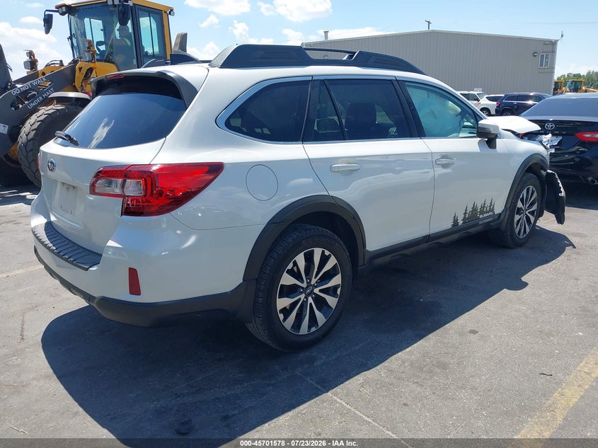 Vin: 4s4bsanc8g3209941, lot: 46200206, subaru outback 2.5i limited 20164