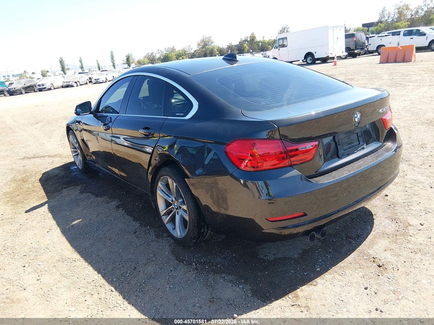 Vin: wba4f7c51hg438431, lot: 46200209, bmw 430i gran coupe 20173