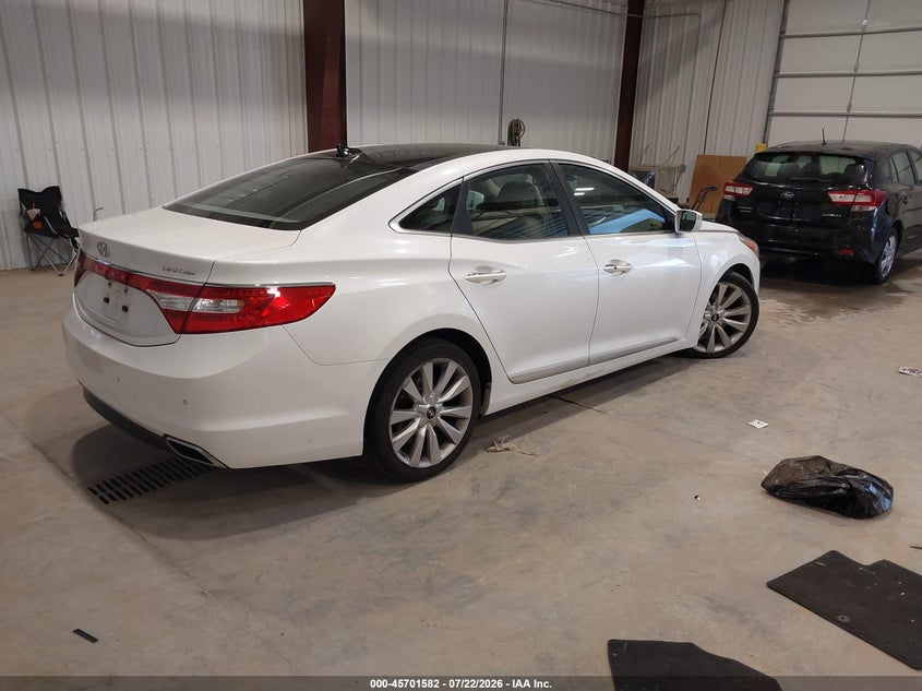 Vin: kmhfh4jg1fa477833, lot: 46200210, hyundai azera limited 20154