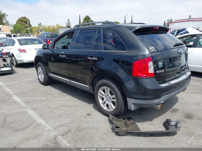 Vin: 2fmdk3gc6cba27523, lot: 46200216, ford edge se 20123