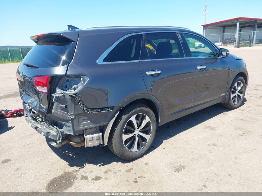 Vin: 5xyphda15gg122850, lot: 46200220, kia sorento 2.0t ex 20164
