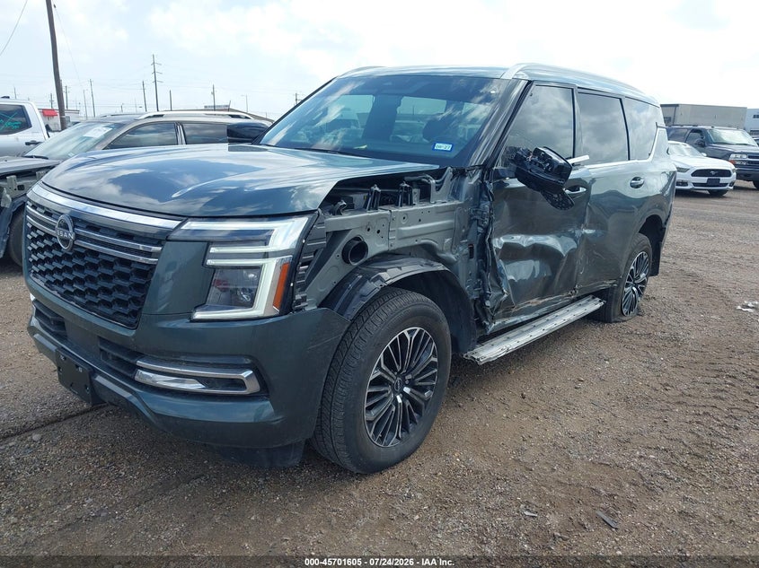 Vin: jn8ay3bdxs9300081, lot: 46200233, nissan armada sl 2wd 20252