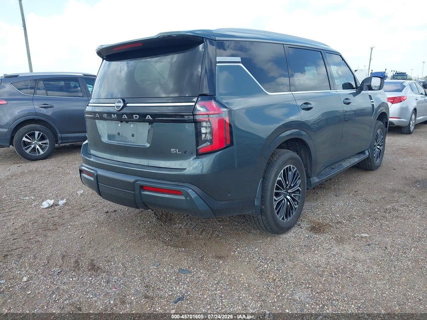 Vin: jn8ay3bdxs9300081, lot: 46200233, nissan armada sl 2wd 20254