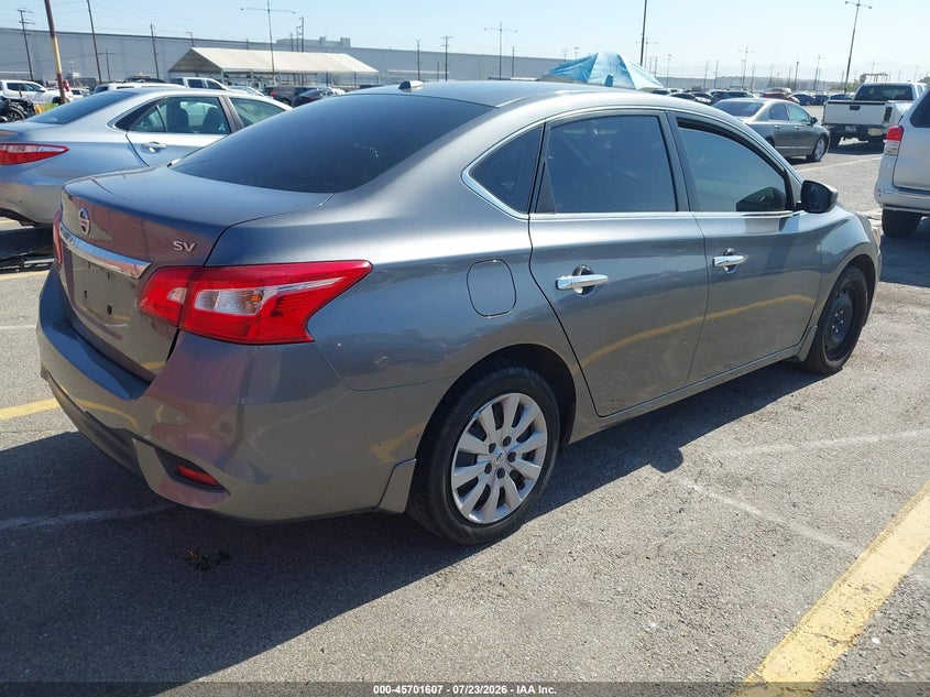 2017 NISSAN SENTRA auction photo 4