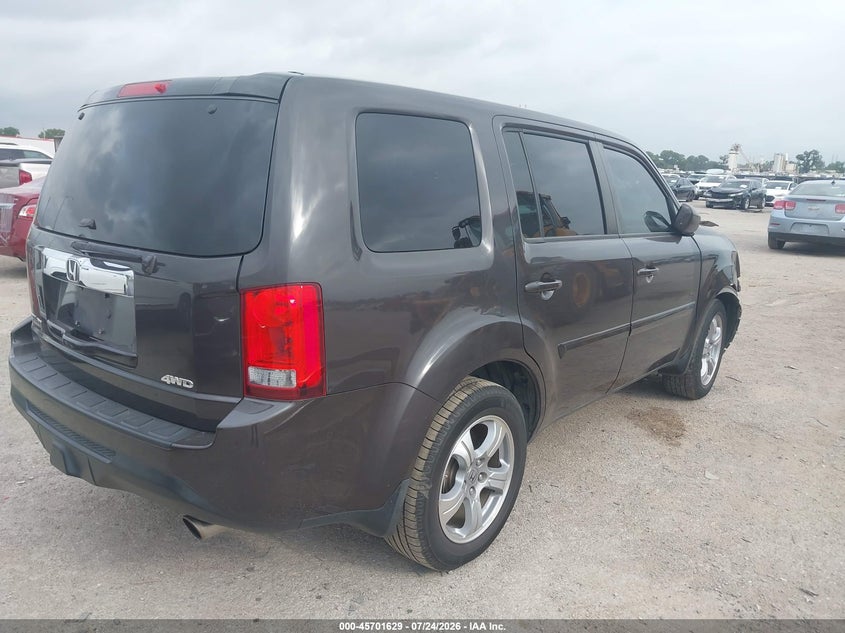 Vin: 5fnyf4h59cb070675, lot: 46200257, honda pilot ex-l 20124
