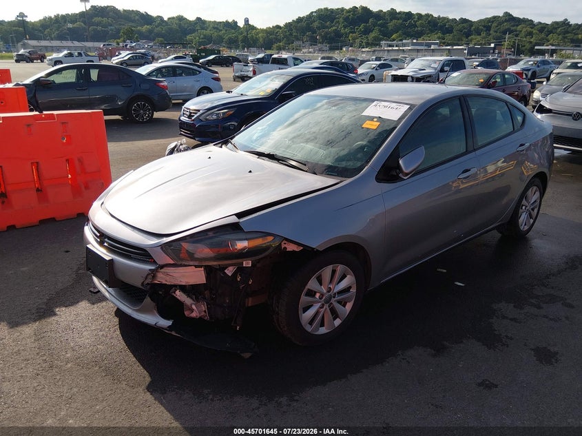 Vin: 1c3cdfbb3ed768692, lot: 46200273, dodge dart sxt 20142