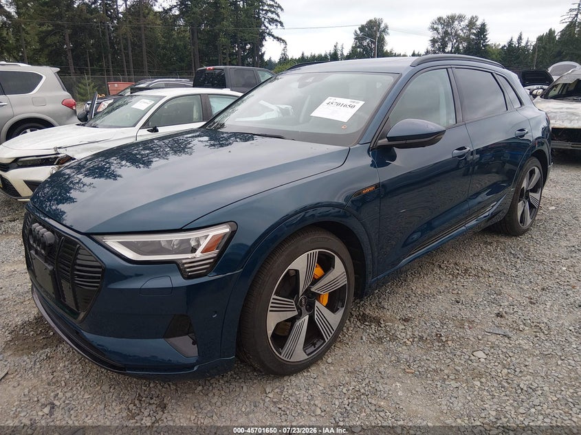 Vin: wa1laagexnb008615, lot: 46200277, audi e-tron premium plus quattro 20222
