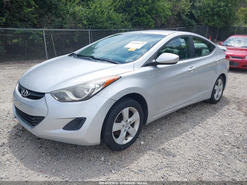 2013 Hyundai Elantra, Удар ззаду, IAAI, VIN KMHDH4AE2DU787300 — фото 2
