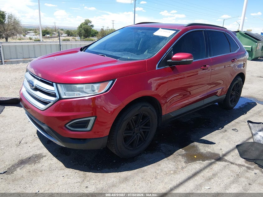 Vin: 2fmpk3j99gbb72880, lot: 46200315, ford edge sel 20162