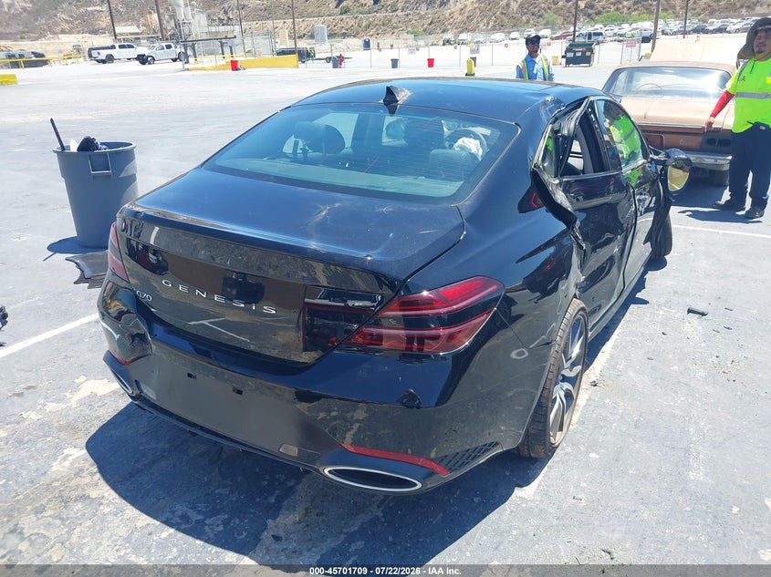 Vin: kmtg24sc6tu173592, lot: 46200337, genesis g70 2.5t rwd prestige 20264