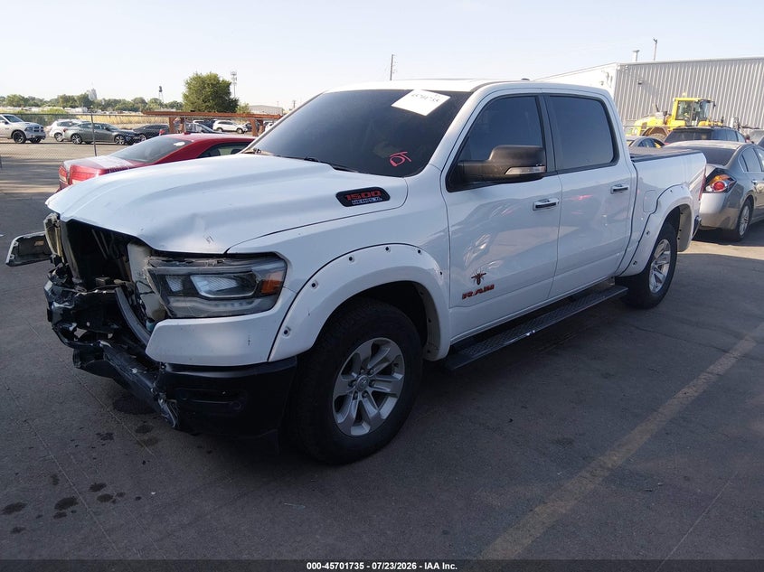 Vin: 1c6srfjtxln286304, lot: 46200363, ram 1500 laramie  4x4 5'7 box 20202