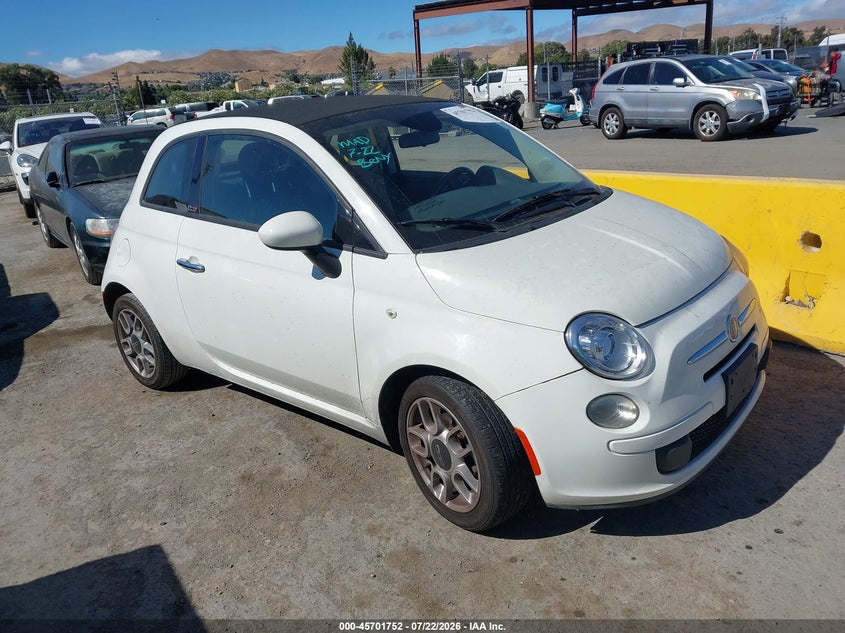 2015 Fiat 500C Pop VIN 3C3CFFDR0FT537149