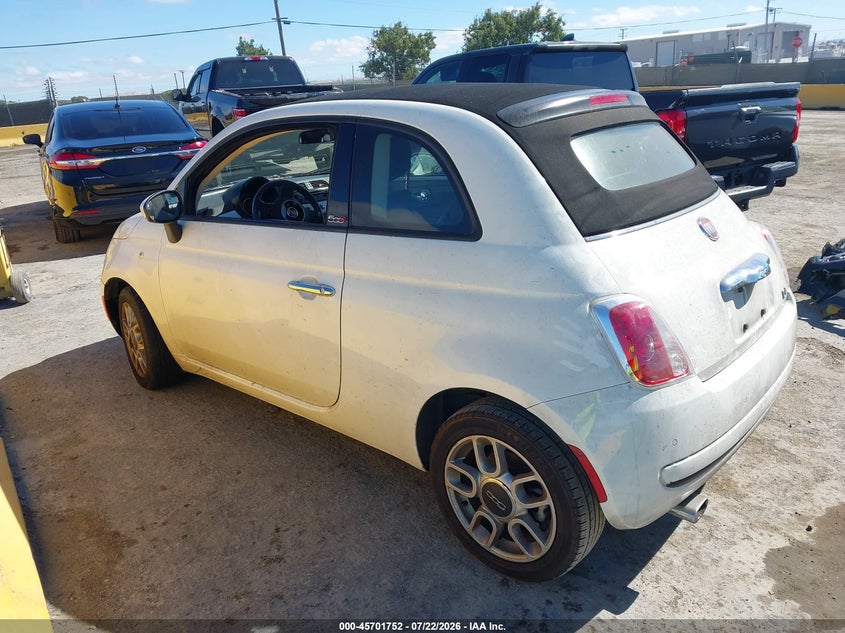2015 FIAT 500C auction photo 3
